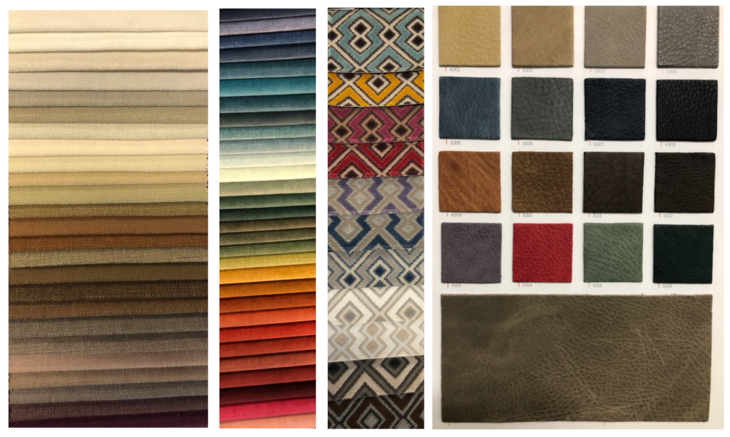 Campionario rivestimenti sedie personalizzabili Eterna Sedie